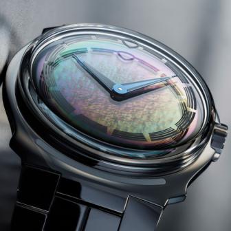 創新快拆鍊節的微調鍊帶／MING 56.00 Starfield限量腕錶