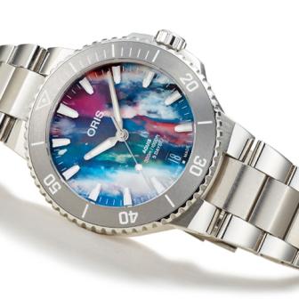 結合海洋永續精神／ORIS Aquis Upcycle Calibre 400日期腕錶