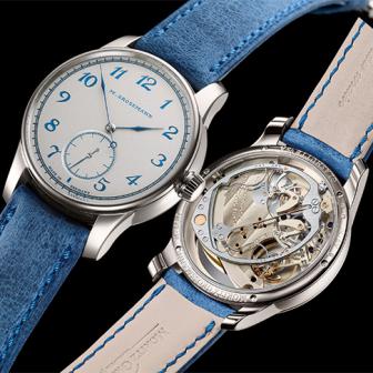 錘形擺陀與手拭鍍銀面盤／MORITZ GROSSMANN HAMATIC Silver-Plated by Friction創辦人200週年誕辰限量版