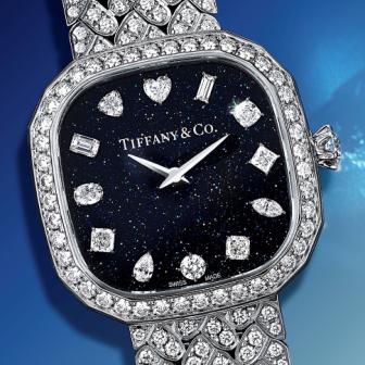 多種切割工藝的美鑽時標／TIFFANY & CO. Eternity 系列腕錶