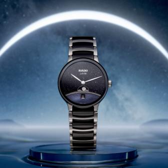 從《一千零一夜》到腕間星空／雷達表Centrix 晶萃系列高科技陶瓷月相腕錶