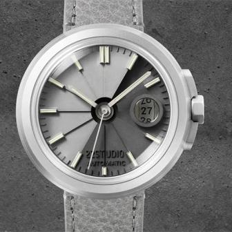 水泥錶殼大瘦身／22STUDIO「4D Concrete Automatic Duo 二重奏」水泥錶