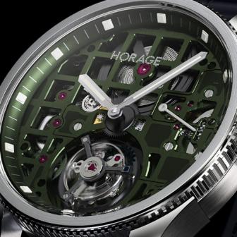 矽核心陀飛輪／HORAGE Relik陀飛輪三號鏤空款腕錶
