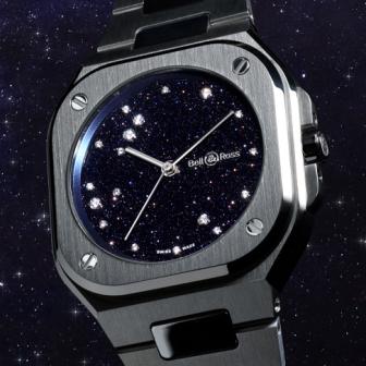 手腕最亮的星辰／BELL & ROSS BR-05 36mm Blue Diamond Eagle