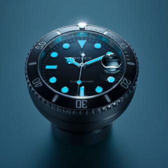 桌上的萬年曆水鬼／ROLEX潛航者型桌鐘Ref. 909010LN -- 桌鐘座鐘特集三