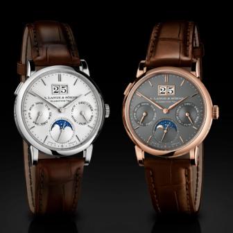 精緻纖巧的優雅年曆／朗格Saxonia Annual Calendar腕錶
