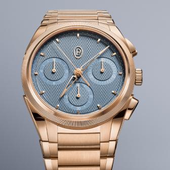 礦物藍璣鏤面盤／帕瑪強尼Tonda PF Chronograph 計時碼錶40mm