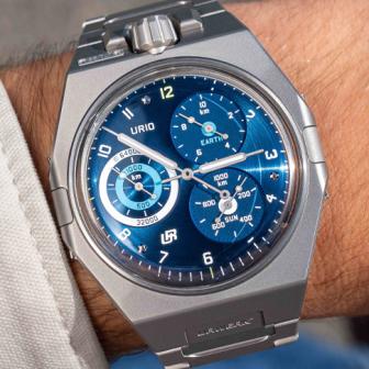 時間與空間之藍色終章／URWERK UR-10 SpaceMeter BLUE