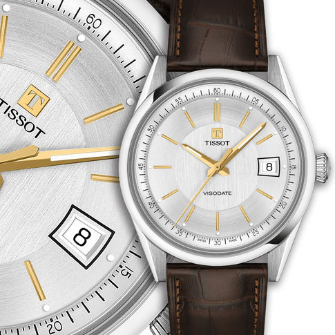 1954年復古設計／TISSOT Visodate系列自動腕錶
