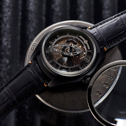神祕結晶高科技藝術打造銀河視覺，ULYSSE NARDIN Freak X奇想系列腕錶釕晶款