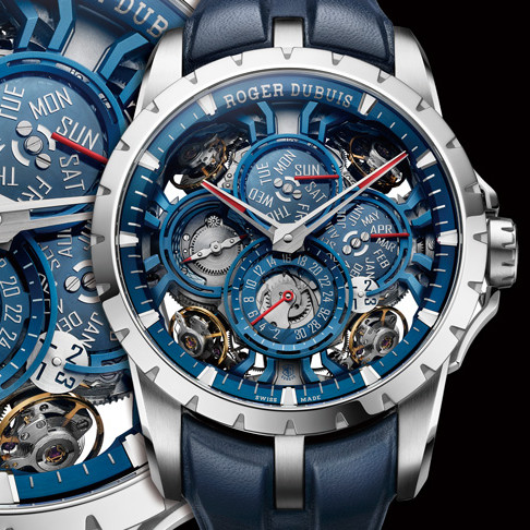 征服引力順應恆常曆法，ROGER DUBUIS王者系列四擺輪游絲萬年曆限量腕錶 -- 年度注目複雜功能特集六