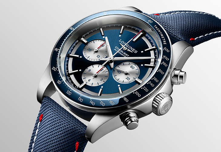 浪琴表LONGINES Conquest Marco Odermatt聯名限定腕錶