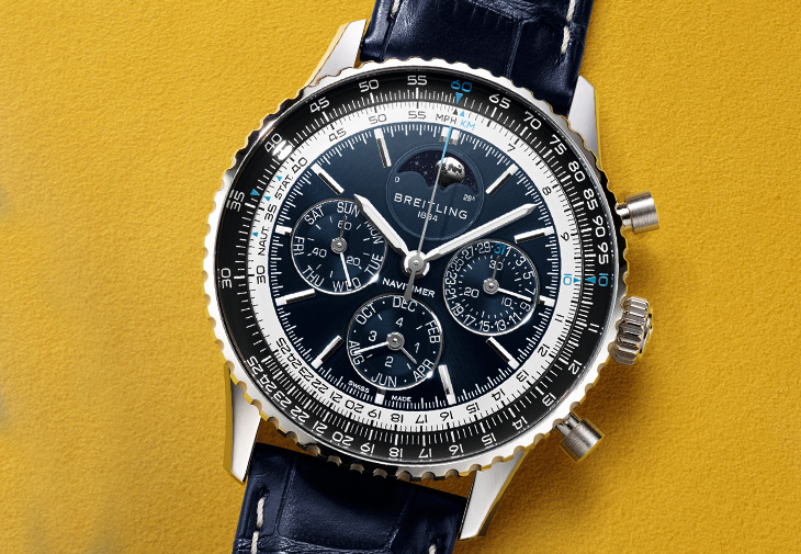 BREITLING百年靈Navitimer B19萬年曆計時腕錶
