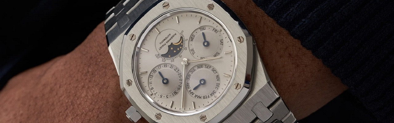 愛彼皇家橡樹5554ST 萬年曆