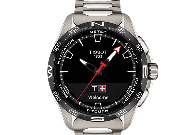 天梭表T-Touch系列太陽能智慧腕錶