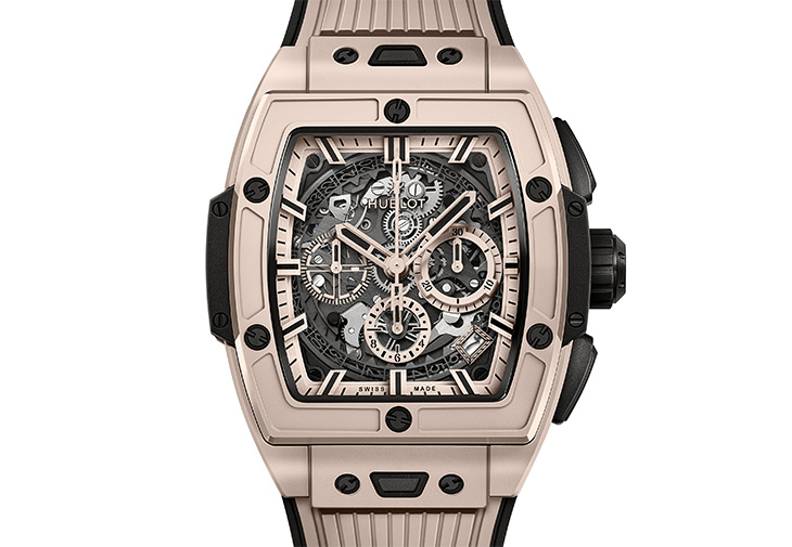 HUBLOT宇舶Spirit of Big Bang沙丘色陶瓷計時碼錶