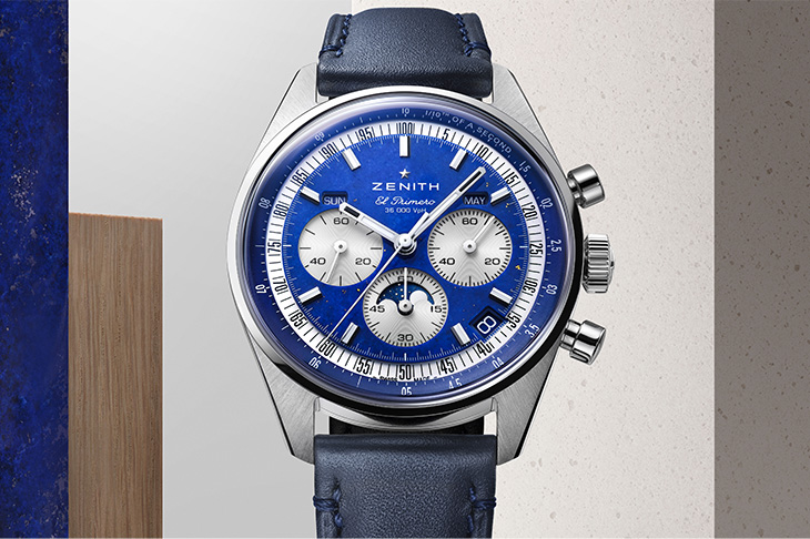 ZENITH真力時Chronomaster Original全日曆月相計時腕錶青金石款