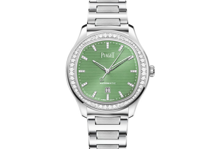 伯爵表PIAGET Polo Date精鋼鑽錶