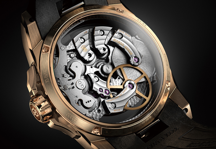 羅杰杜彼ROGER DUBUIS 蒼穹之眼中置陀飛輪背面
