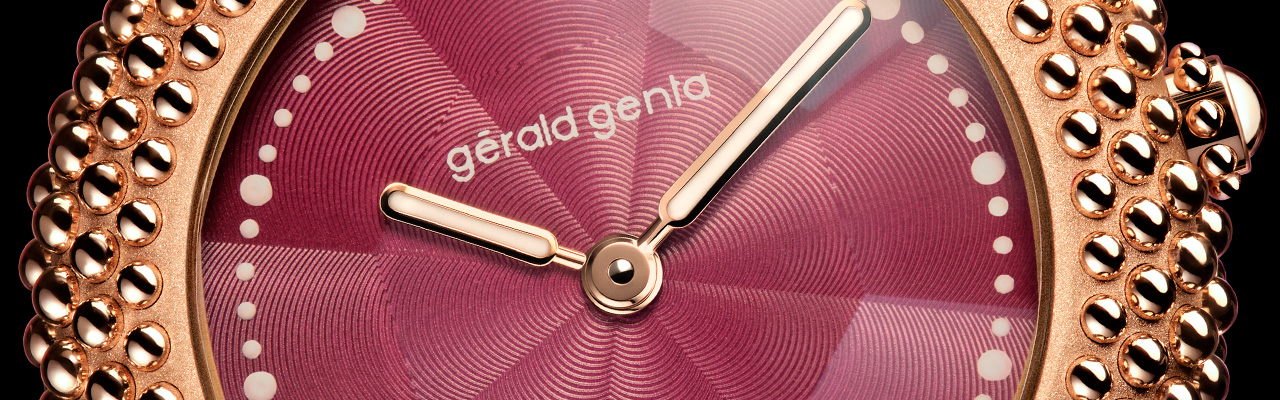 GÉRALD GENTA Gentissima Oursin系列36 Burgundy