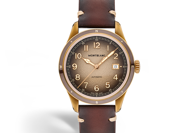 萬寶龍MONTBLANC 1858系列日期顯示自動零氧腕錶