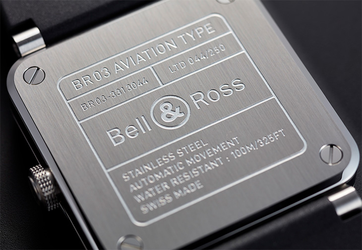 BELL & ROSS柏萊士BR-03 Skeleton Grey Steel腕錶