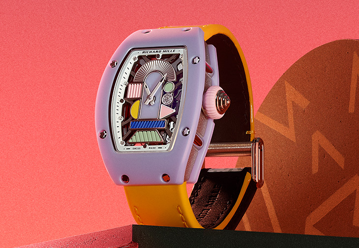 RICHARD MILLE RM 07-01 Pastel Lavender自動上鍊彩色陶瓷腕錶