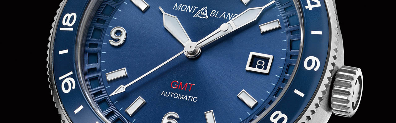 萬寶龍1858系列GMT日期顯示自動腕錶