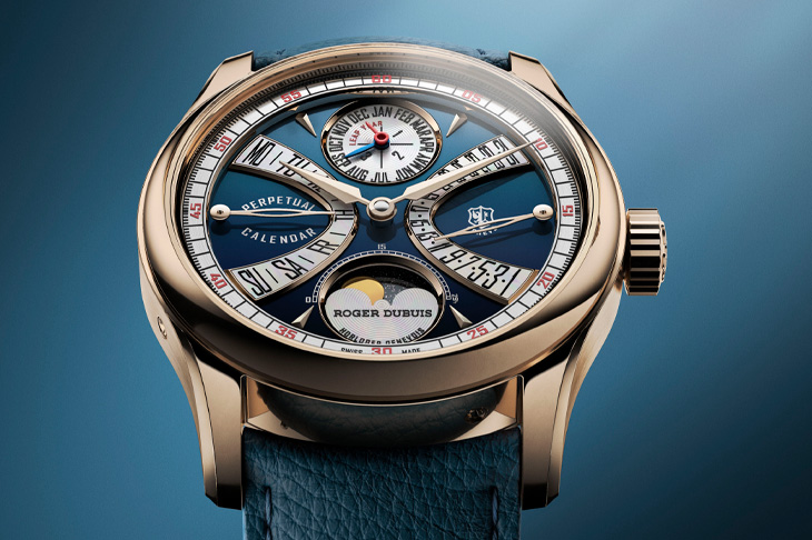 羅杰杜彼30週年紀念珍稀限量典藏／ROGER DUBUIS Hommage La Placide雙逆跳萬年曆腕錶