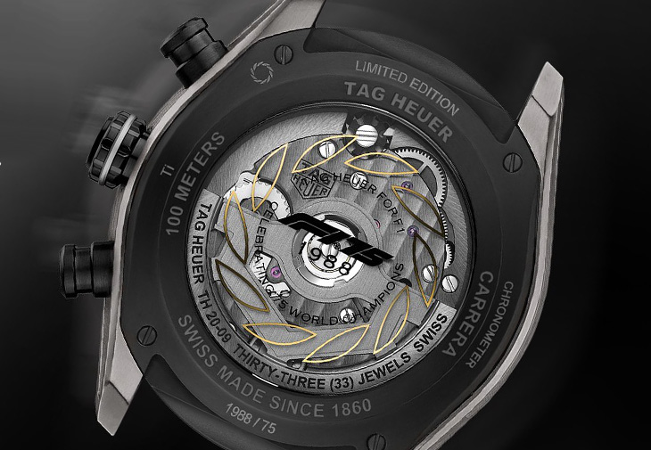 TAG HEUER泰格豪雅Carrera Chronograph Tourbillon Extreme Sport F1® 75週年黃金限量版
