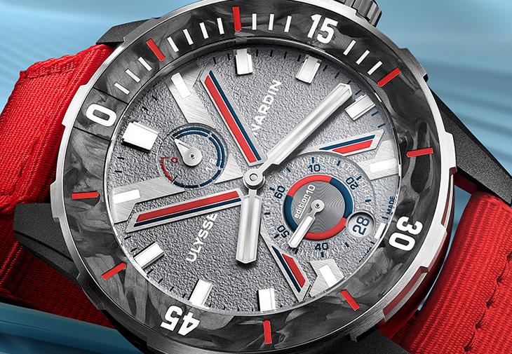 雅典錶ULYSSE NARDIN潛水系列Diver Net 旺代環球帆船賽腕錶