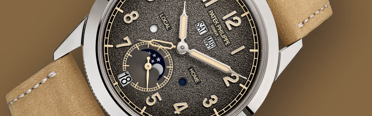 百達翡麗5326G兩地時間年曆腕錶