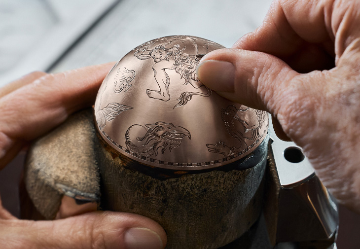 路易威登LOUIS VUITTON X De Bethune LVDB-03 Sympathique Louis Varius子母鐘