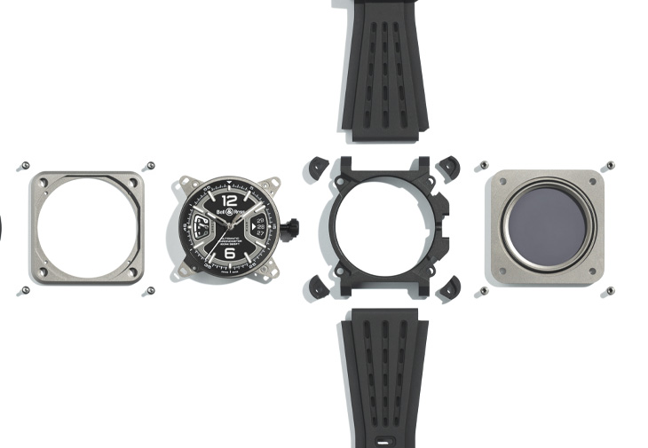 BELL&ROSS柏萊士BR-X3 Black Titanium腕錶