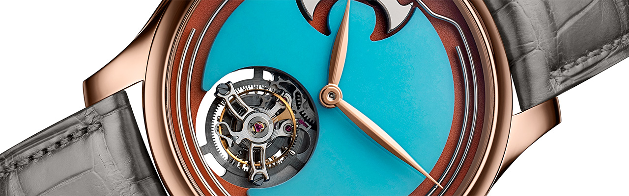 H.MOSER&CIE.亨利慕時Pop系列勇創者三問報時陀飛輪概念腕錶