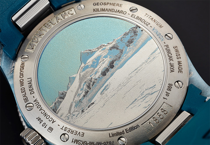 MONTBLANC萬寶龍1858系列Geosphere零氧腕錶Mount Vinson文森峰限量版