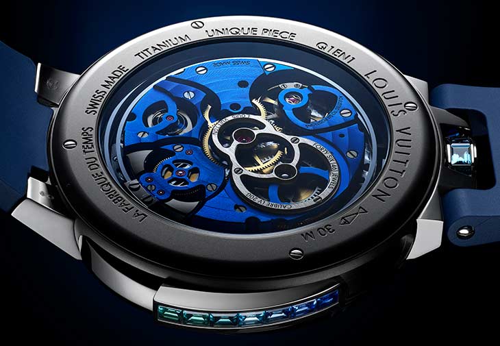 路易威登LOUIS VUITTON Tambour Jacquemart三問報時紀念腕錶機芯