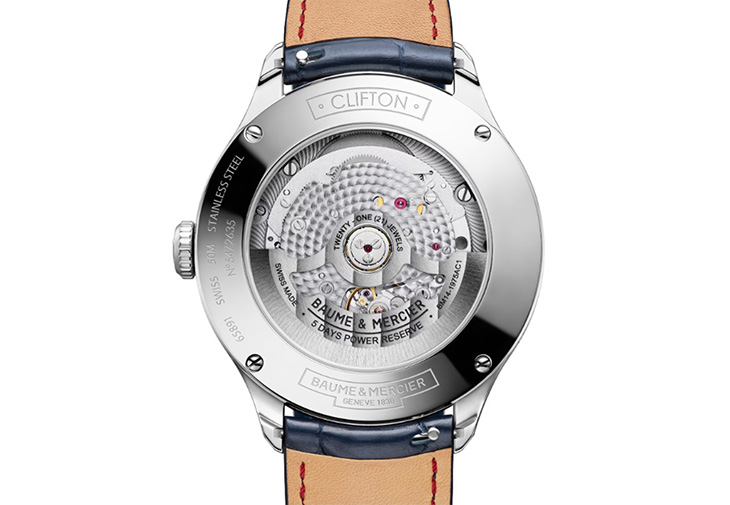 BAUME & MERCIER名士錶Clifton Baumatic Moonphase Date