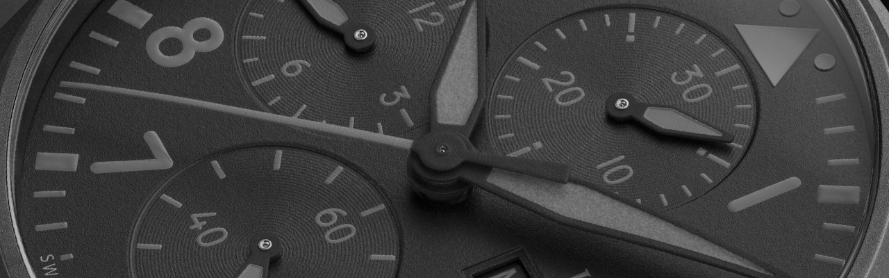 IWC萬國錶飛行員系列Top Gun海軍空戰部隊瓷化鈦金屬計時腕錶41