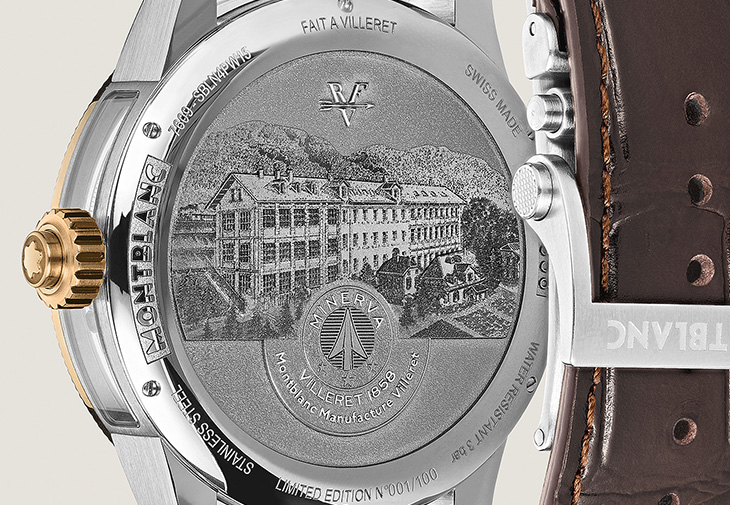 萬寶龍MONTBLANC 1858系列單按把計時腕錶Unveiled Minerva限量版