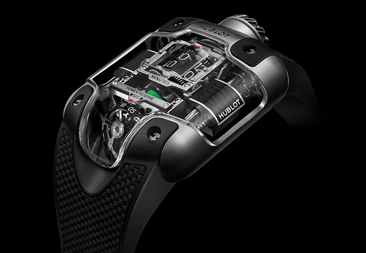 宇舶HUBLOT MP-10 Tourbillon Weight Energy System Titanium雙垂直上鍊陀飛輪腕錶