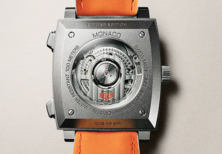TAG Heuer泰格豪雅Monaco x GULF計時腕錶白色限量版