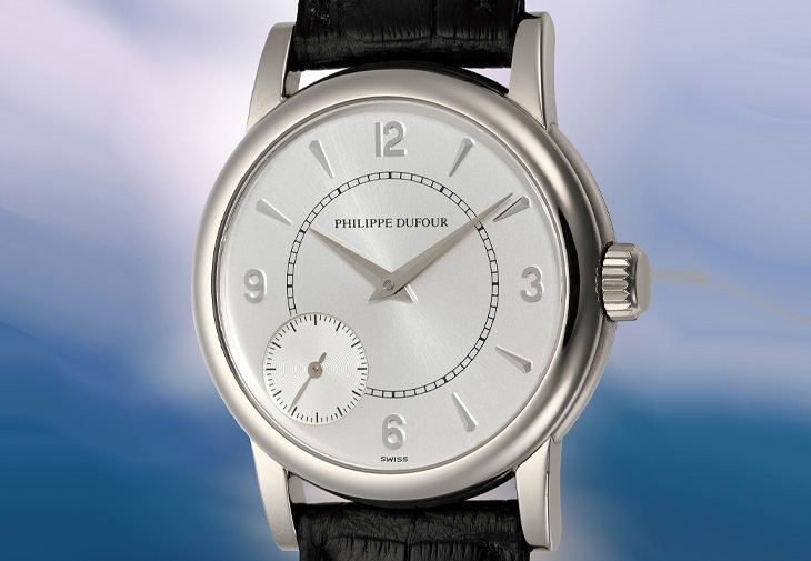 Phillips Auction富藝斯紐約鐘錶秋拍Philippe Dufour Duality 白金腕錶