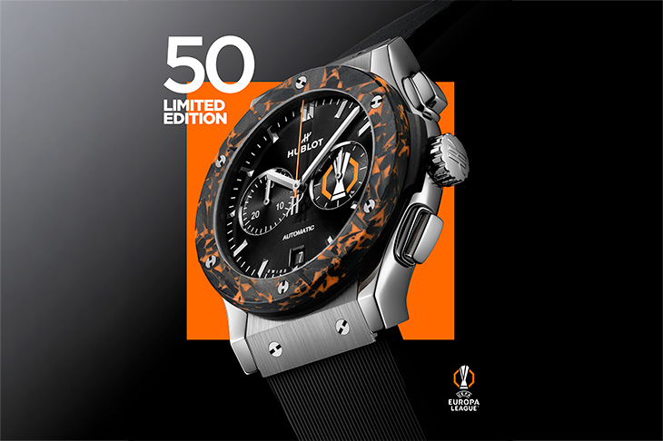 讚頌歐洲足球盛事／HUBLOT經典融合歐足超級聯賽計時碼錶