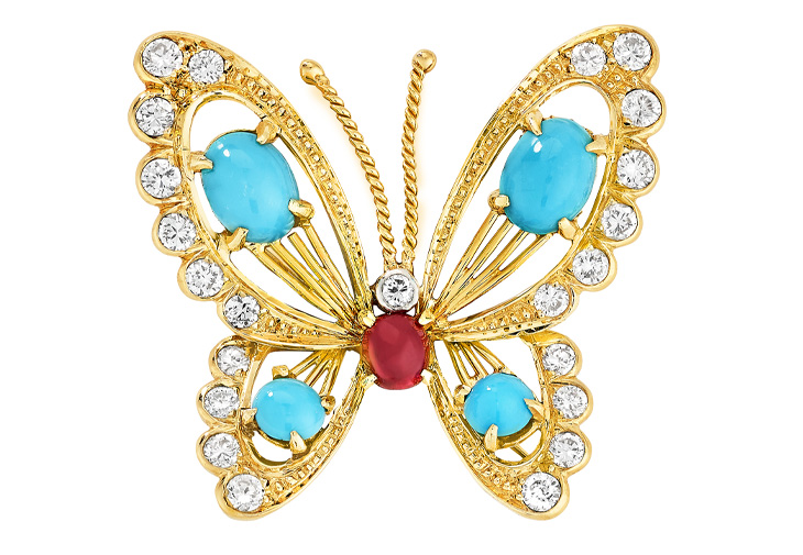 VAN CLEEF & ARPELS梵克雅寶Butterfly胸針