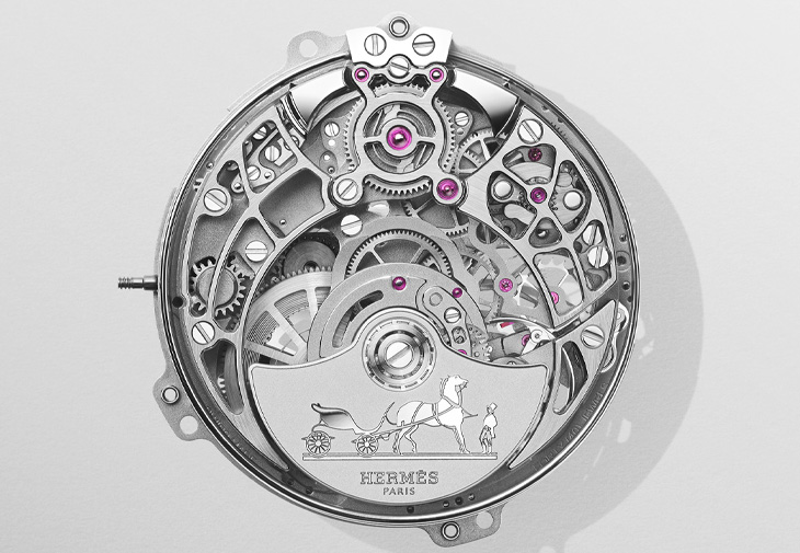HERMÈS愛馬仕Arceau Samarcande鏤空三問腕錶