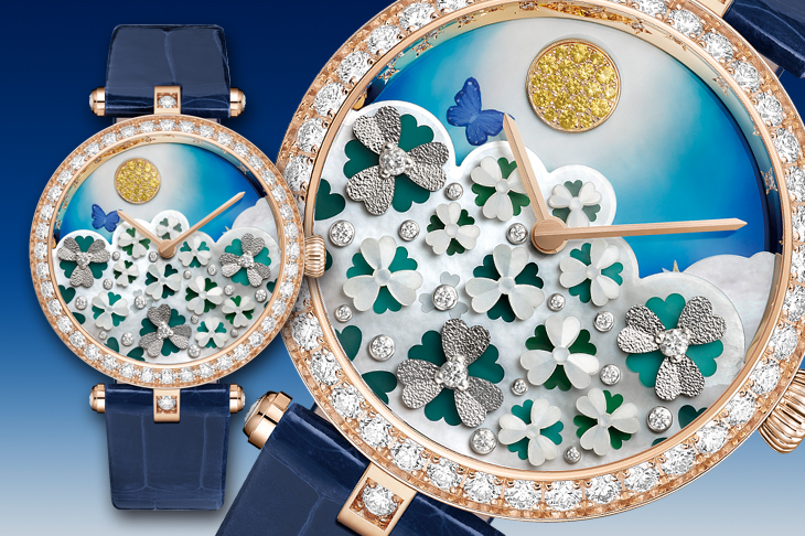 梵克雅寶VAN CLEEF & ARPELS Lady Jour Nuit des Fleurs腕錶