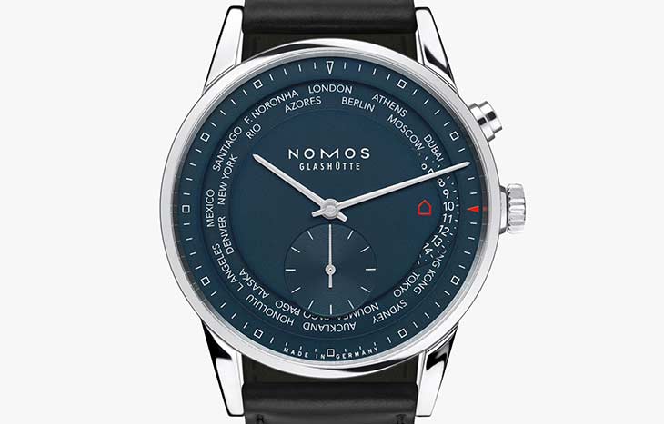 NOMOS Zurich World Time Midnight Blue