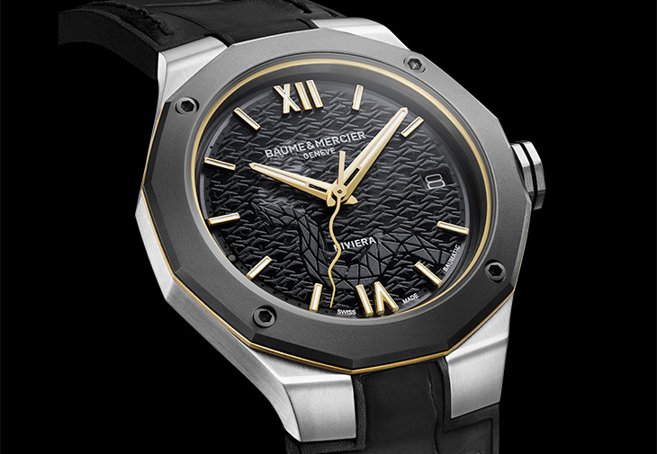 名士錶Baume & Mercier利維拉Baumatic日期腕錶10785中國蛇年特別版腕錶