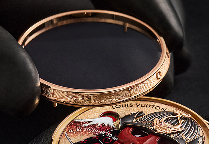 LOUIS VUITTON路易威登Tambour Bushido Automata腕錶